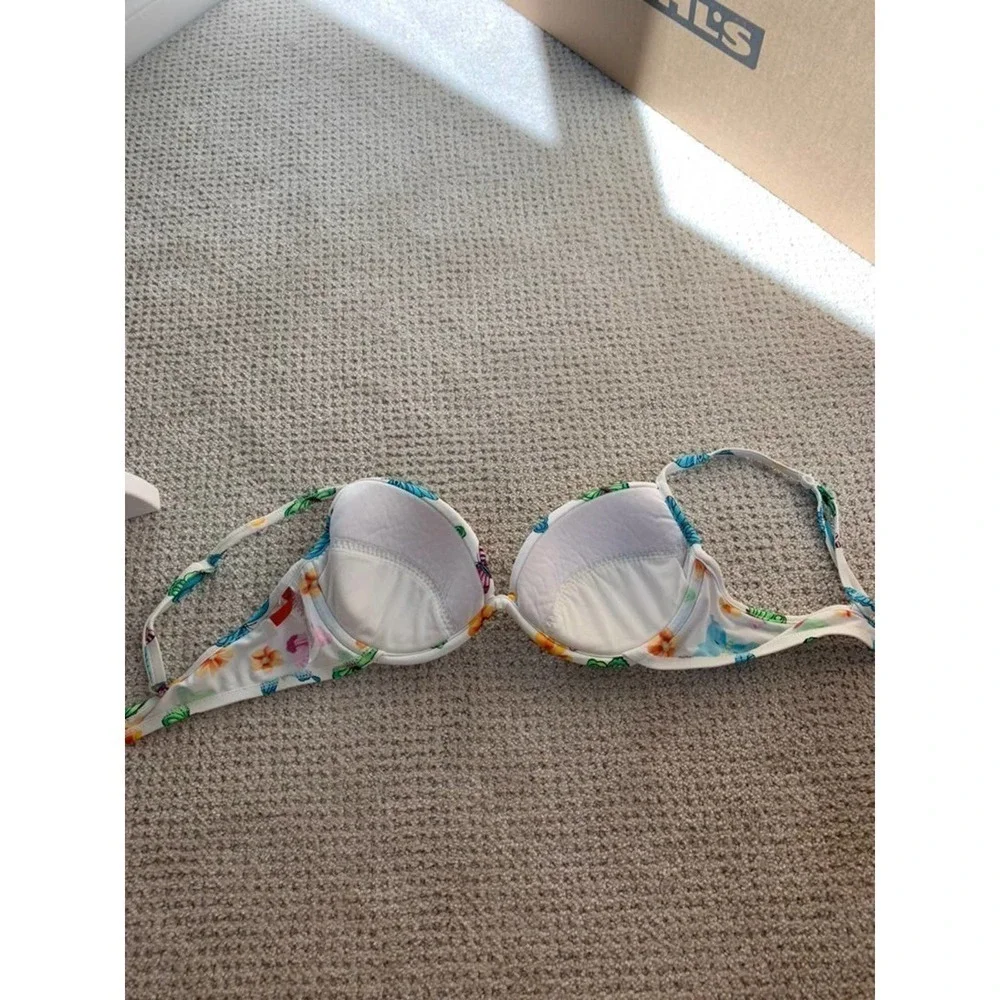 Gossip Multi-Colored Butterly Rhinestone Bikini Top
